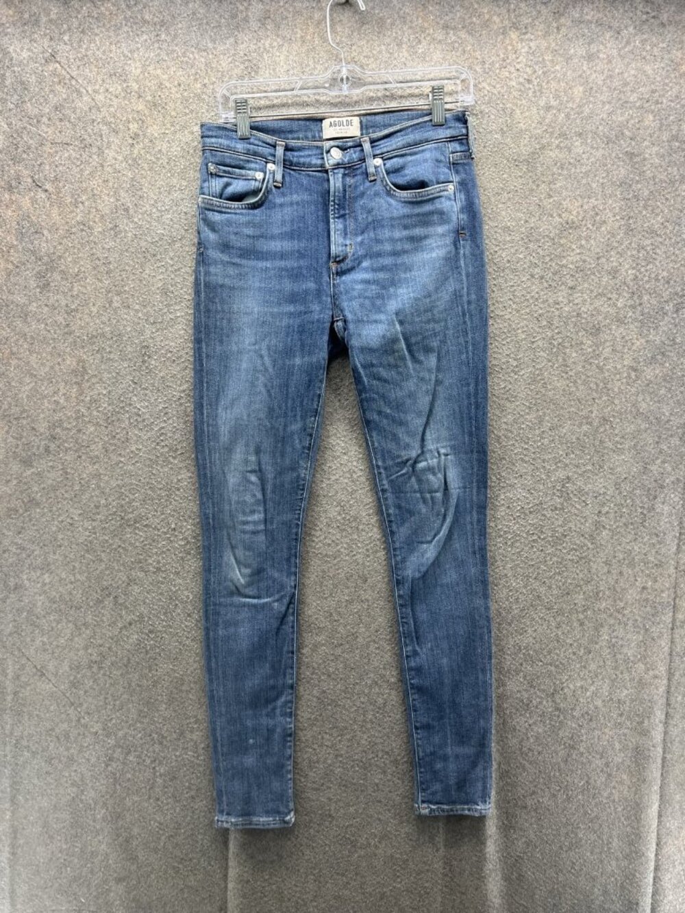 AGOLDE Jeans Womens 27 Blue Medium Wash Slim Skinny Denim Mid Rise Ankle